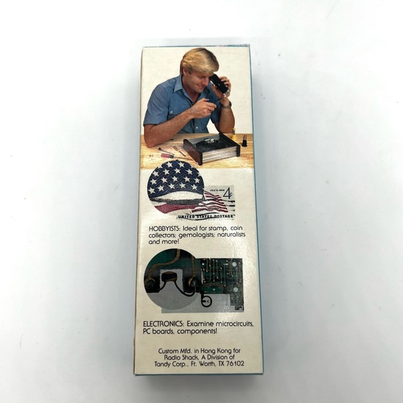 VTG Radio Shack Micronta Illuminated 30X Microscope No. 63-850 New In Box NOS. - Picture 3 of 8